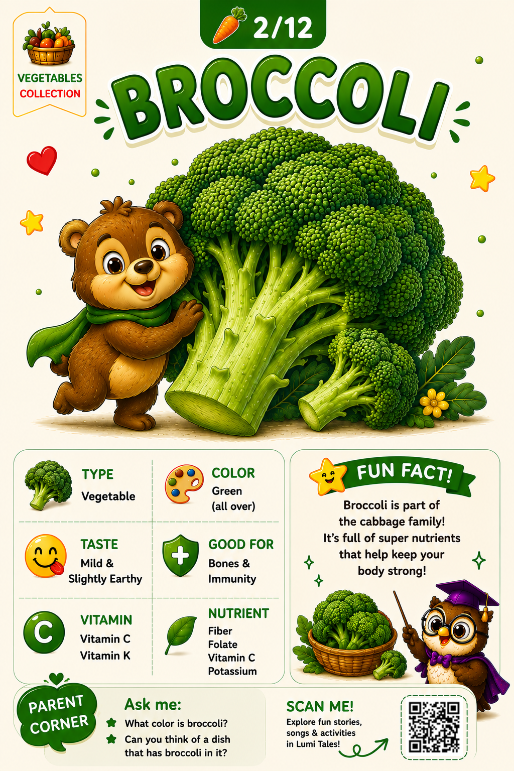 Vegetable Flash Cards preview page 2