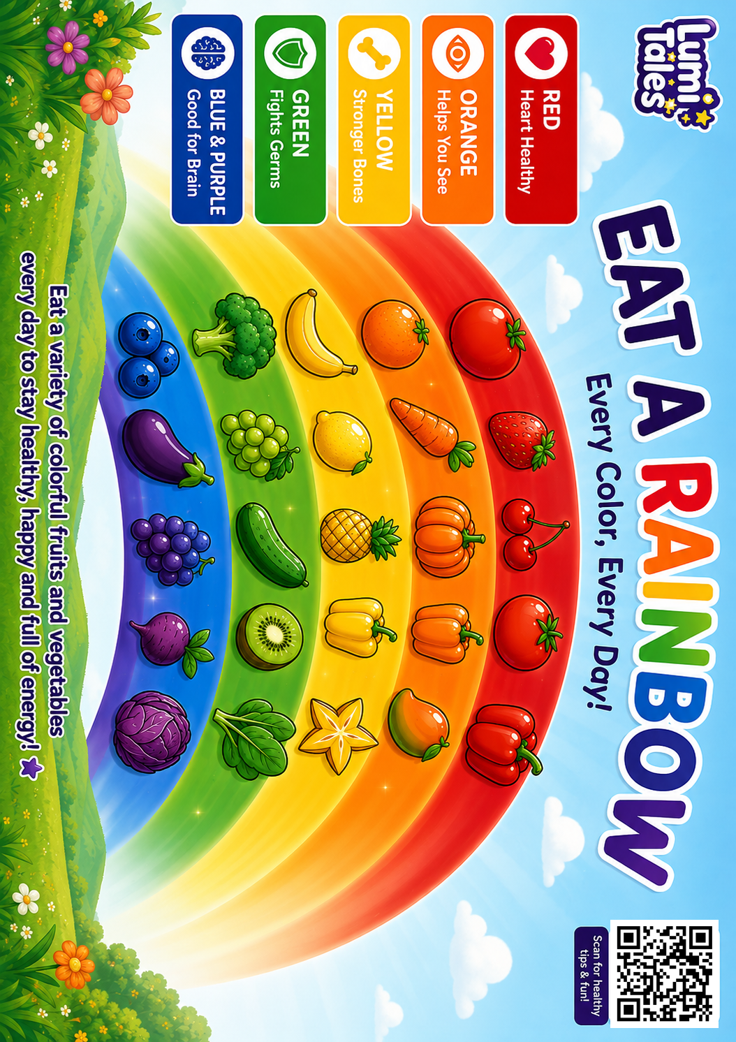 Eat A Rainbow Activity preview page 1