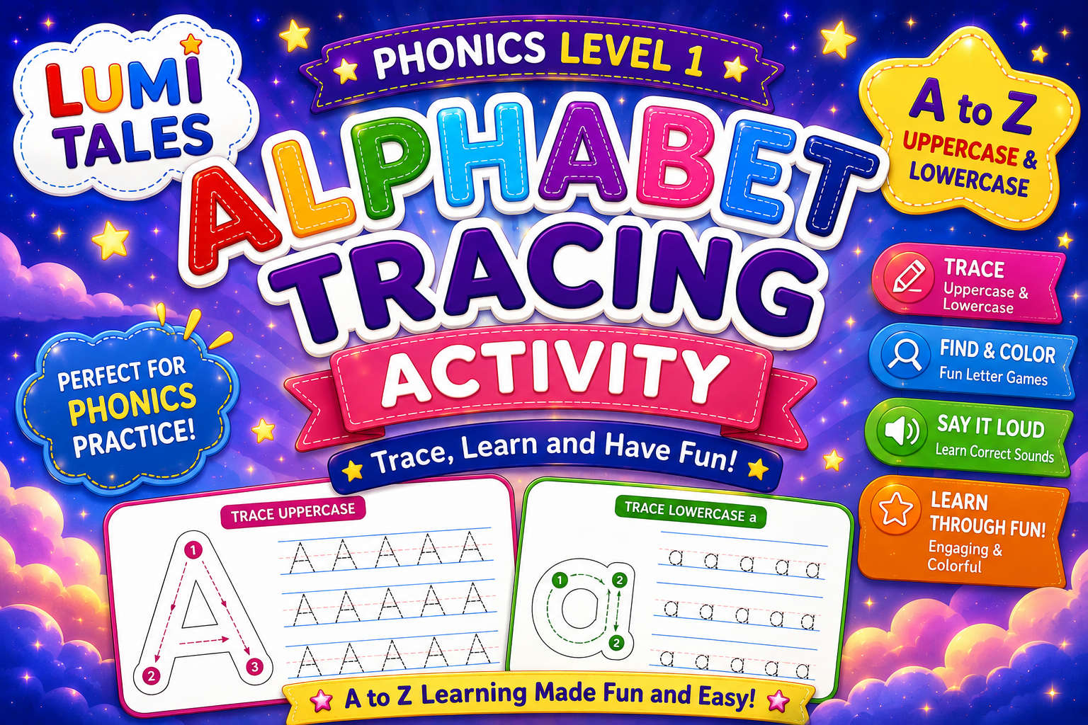 Alphabet Tracing A to Z